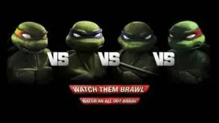 Utrominator vs. Casey Jones vs. Raphael vs. Michelangelo
