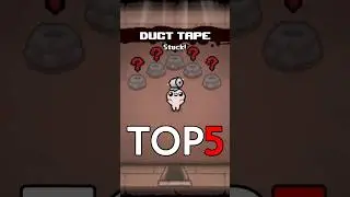 Top 5 Duct Tape Synergies In Isaac! #tboi #isaac