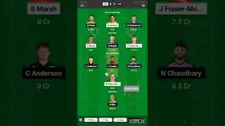 REN vs HUR Dream11 Prediction | Dream11 | Dream11 Team of Today Match #dream11