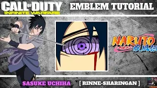 IW | SASUKE UCHIHA [RINNEGAN] Emblem Tutorial | Infinite Warfare Emblem Tutorial #10