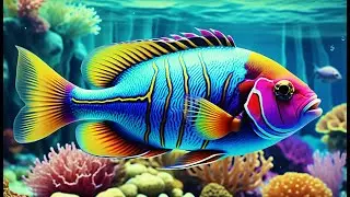 Aquarium 4K Ultra HD - Stunning Coral Reef Fish with Relaxing Meditation Music for Sleep #4kultrahd
