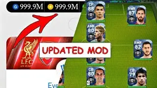 PES 2018 Mobile Mod / Hack ( 20 Black Ball Players ) [ Android / iOS ]