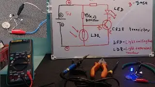 BASIC Ambient Light sensing Circuit for beginners, let's learn