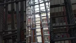 👍Shuttering#Carpenter# fixing tighting #formwork# of vertically# RCC column, #Doing hard #work #for