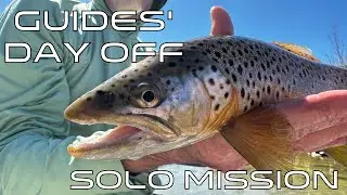Man goes FLY FISHING for trout&mdash; Guides Day Off// San Juan River