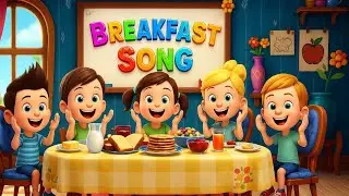 Breakfast Song for Kids | Healthy Morning Routine Nursery Rhyme