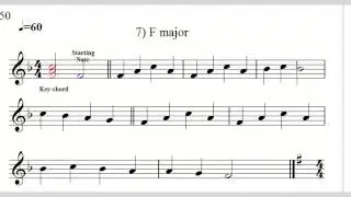 Sight-singing 3. Test that every musician should be able to read