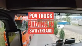 POV truck driving #7 Switzerland🇨🇭- Actros 1851 MirrorCam