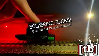 SOLDERING SUCKS! - Lighting The Peckett Chassis! (TB After Dark)