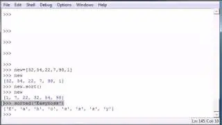 Python Programming Tutorial Series From scratch (16 Sort and Tuples) | Tutorials point