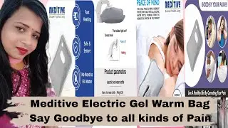 Meditive Electric warm gel bag review // Say good bye to normal hot water bag // Honest review //