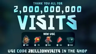 Roblox Doors new code (2BILLIONVISITS)