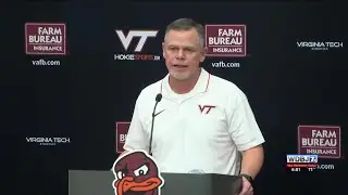 Virginia Tech Interim Football Coach Meets Media