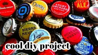 Beer Bottle Cap and Epoxy Resin into A Cool Table