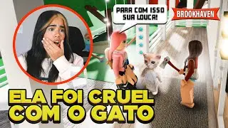 CONHECI UMA MENINA MALVADA COM GATOS EM BROOKHAVEN