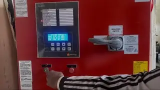 How to operate Main pump in Fire Fighting system.  IF you want full video comment down .