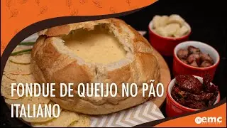 FONDUE DE QUEIJO NO PÃO ITALIANO!!!