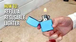 How to Refill A Reusable Lighter | CustomKings Tutorial