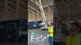 Crawler spider type placing boom open #m&aring;neskin #rock #beggin