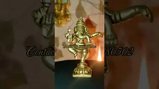 Dancing Lord Ganesha Statue - A Majestic Display Of Grace And Beauty | Brass Idols | #short #shorts