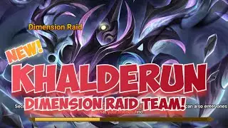 KHALDERUN / DIMENSION RAID TEAM! summoners war