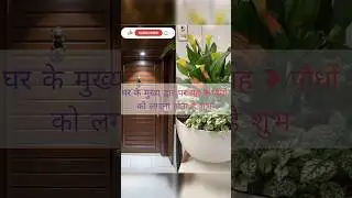 घर के मुख्य द्वार पर ये 7 पौधों को लगाना होता है शुभ 🙏🏻✨ #bhakti #plants #vastu #tips #viral #shorts