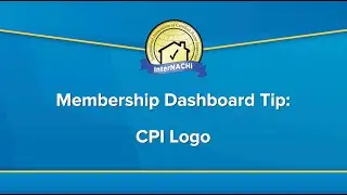Membership Dashboard Tip: CPI Logo