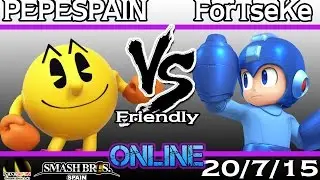 [ONLINE] PEPESPAIN (PAC-MAN) vs ForTseKe (Megaman) - FRIENDLY