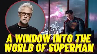 SUPERMAN SUIT REVEALED but what is James Gunn telling us about his Superman??