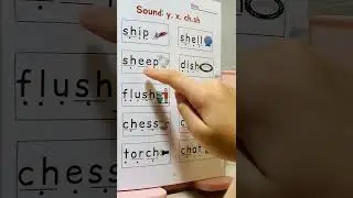[M&egrave;o học Tiếng Anh] Sound: y, x, ch, sh #hoctienganh #jollyphonics #reading #phonics