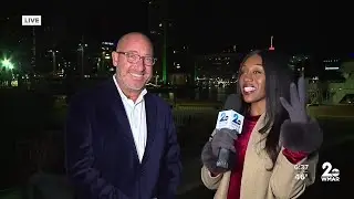 WMAR's Kara Burnett live at Inner Harbor as they prepare for the New Year