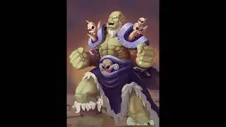 The process of drawing orcs