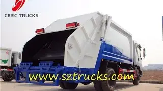 SHACMAN 10-14CBM garbage compactor truck wholesale in China & other countries