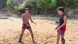 Exposing Opponent's Backside For A Sweep - Chicago Muay Thai Kickboxing Club