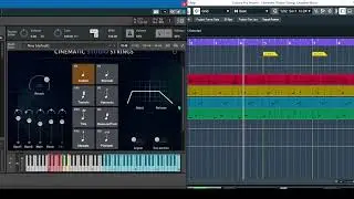 My Cinematic Studio Strings Chamber Blues in C Minor | Impressive GUI using CC58 Key Switch