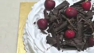 DIY Cherry compote and blackforest cake 🎂🍒