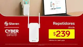 20% Off en Repetidores Wi-Fi durante Cyber Days | Steren M&eacute;xico