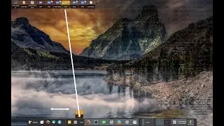 Linux - Orbitiny Desktop Panel - Powerful Drag&Drop Capabilities + Icon Emblems Demo