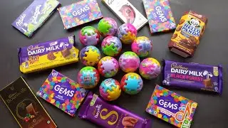 Gems opening video, surprise toys, chocolate opening video, lots of chocolates,Cadbury celebration