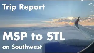 TRIP REPORT - Flying from MSP's Humphrey Terminal to St Louis on Southwest