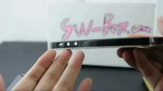 Brushed Aluminium Hard Case w/ Plastic Side For iPhone 5