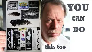 Make Art without Drawing - Collage Time-lapse using Found Objects