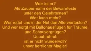 Musical Wicked Nur Ein Tag lyrics