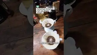 harusnya minuman nya yg dingin dingin #kopi #coffee #manualbrewing #barista #semuaorang