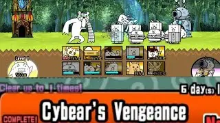 Гайд как легко победить металлического медведя в The Battle Cats | Cyber's Vengeance