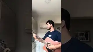 Troquei as cordas do viol&atilde;o e gravei essa / al&eacute;m do imposs&iacute;vel #cover #feliperodrigues