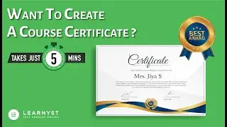 Provide Valuable Course Completion Certificates For Students