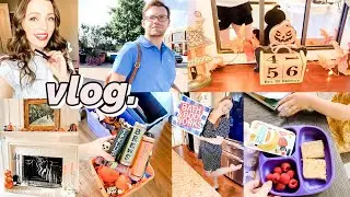 VLOG // decorating for fall, brunch date with tyler, toddler ideas, we found a stray dog!!