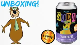 Blacklight Yogi Bear Funko Soda Unboxing! (Hanna Barbera CHASE Hunt)