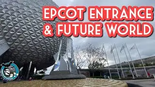 Epcot Entrance and Future World Construction Update | What remains and what's to come!